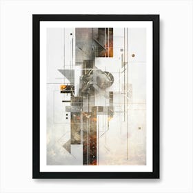 Poster Geometrical Abstraction Illustration Art 07 Art Print