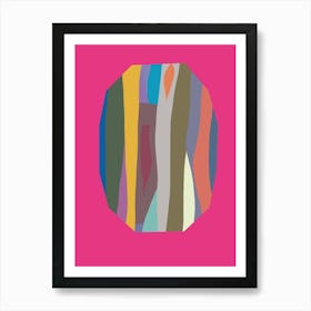 Abstract Painting Gem stone Art Print