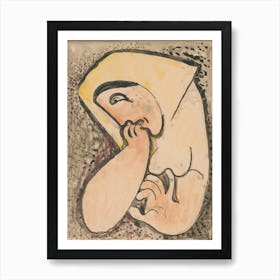 Absorbed In Thoughts, Mikuláš Galanda Art Print