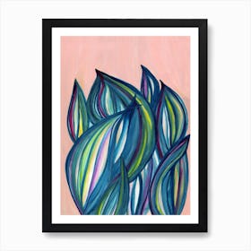 Oyster Plant Art Print