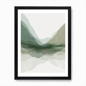 Green  Mountain Art Art Print