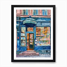 Helsinki Book Nook Bookshop 2 Art Print