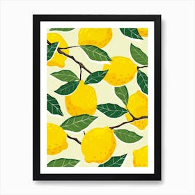 Lemon Art Print