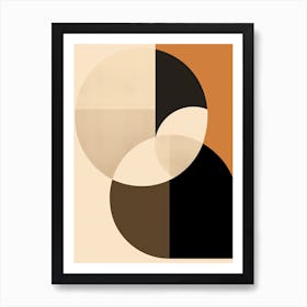 Tribal Geometric Whirlwind Art Print