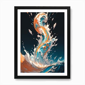 Water Splash 2 Art Print