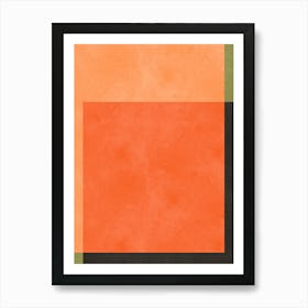 Expressive geometric harmony 8 Art Print