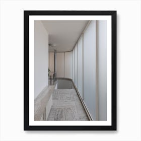 Architecture Mies Van Der Rohe Corridor Art Print