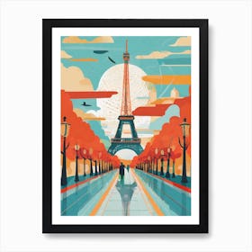 Paris Eiffel Tower 2 Art Print