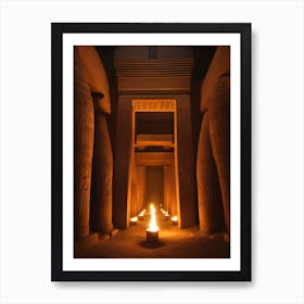 Egyptian Temple Art Print