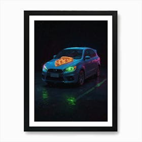 Pizza Car 1 Art Print