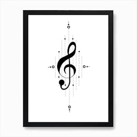 Music Cleft Art Print