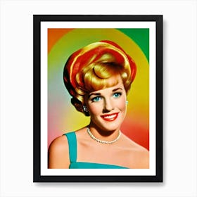 Julie Andrews Colourful Pop Movies Art Movies Art Print