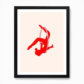 Red Figure Movement 2 Art Print