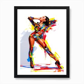 Fashion Model AI - High Fashion Art Print