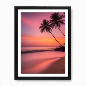 Sunset On The Beach 2 Art Print