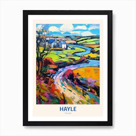 Hayle England 3 Uk Travel Poster Art Print