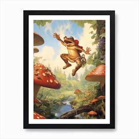 Leap Of Faith Storybook Frog 1 Art Print