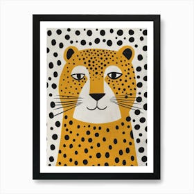 Boho Nursery 4 Leopard Poster