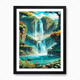 Waterfall Art Print