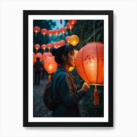 Chinese Lanterns 2 Art Print