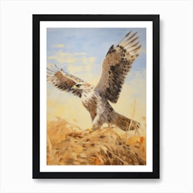 Bird Painting Falcon 2 Art Print