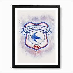 Cardiff City 2 Art Print