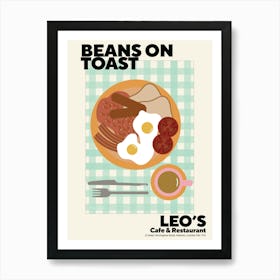 Beans on Toast Art Print