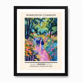 Wimbledon Common London Parks Garden 1 Art Print