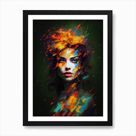 Abstract Painting Maria Art Print