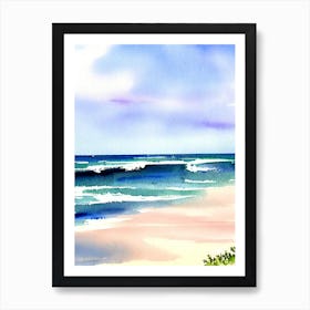 Panama City Beach, Florida Watercolour Art Print