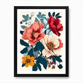 Floral Painting 1 Art Print