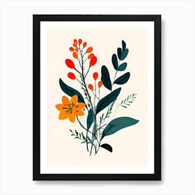 Bouquet Of Flowers 7 Art Print