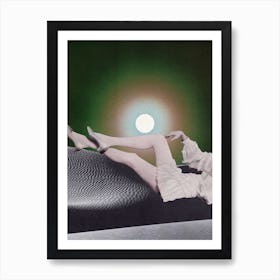 Moonbathe Art Print