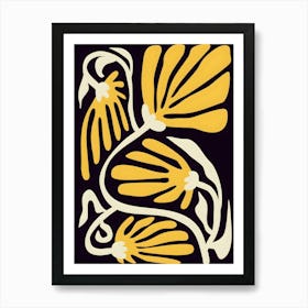 Henri Matisse Yellow And White Flowers Art Print