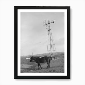 Untitled Photo, Possibly Related To Blind Horse And Broken Windmill On Glen Cook S Farm Near Smithland, Iowa By Art Print