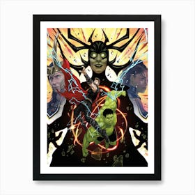 Avengers Film Movie 1 Art Print