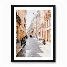 Warm Paris Street Art Print