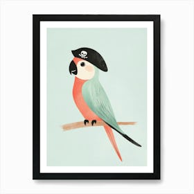 Pirate Parrot Art Print