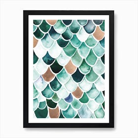 Mermaid Scales Art Print