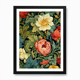 Floral Pattern 74 Art Print