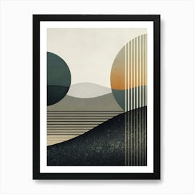 Aesthetic Geometry Art Print