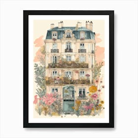 House Of Flowers Paris 4 Art Print