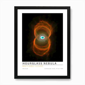 Hourglass Nebula Art Print