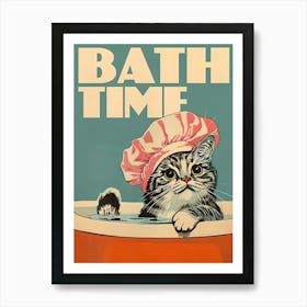 Bath Time Art Print