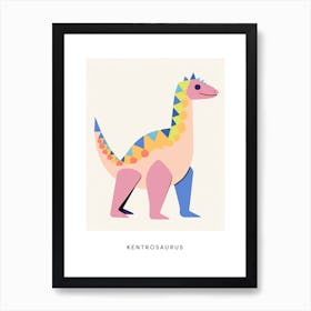 Nursery Dinosaur Art Kentrosaurus 1 Poster Art Print