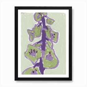 Foxglove Art Print