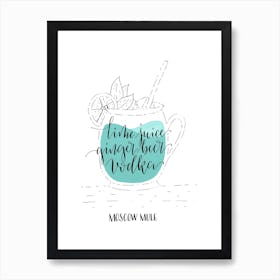 Moscow Mule Art Print