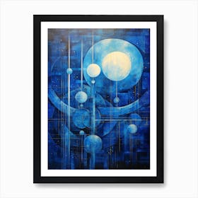 Celestial Geometric Illustration 9 Art Print