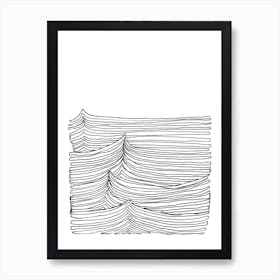 Continuous Waves Art Print