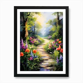 Path In The Woods 6 Art Print